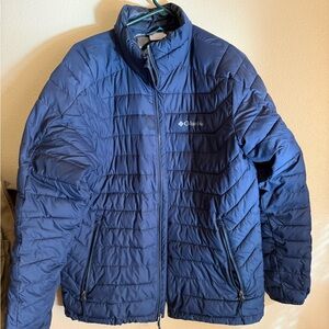 Columbia Men's Blue Quilted Puffer Jacket